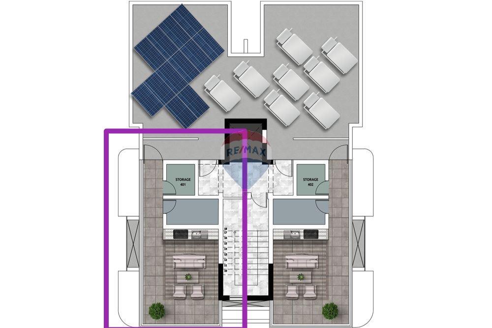 2 Bedroom Penthouse in Port Area - Widok 4
