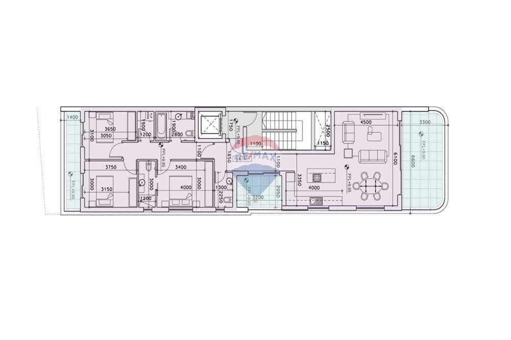 Amazing 3 Bed Apartment with Roof Garden - Widok 4