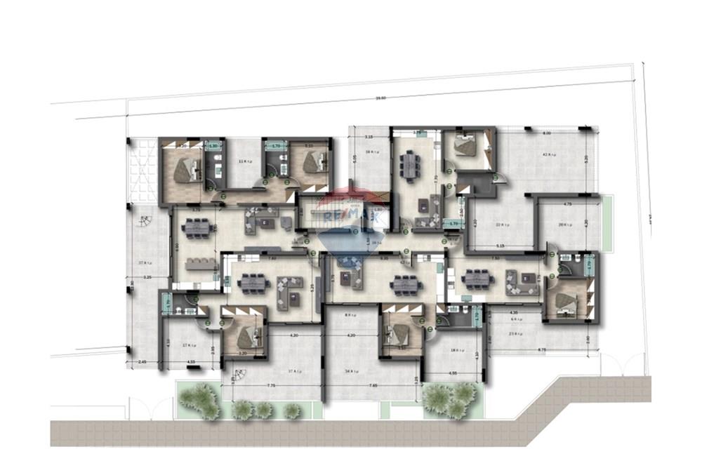 2-Bedroom Apartment in Zakaki - Aanzicht 2
