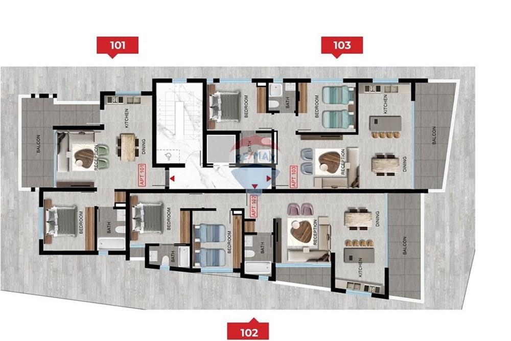 Unique 2 bedroom apartment with terrace - Widok 3