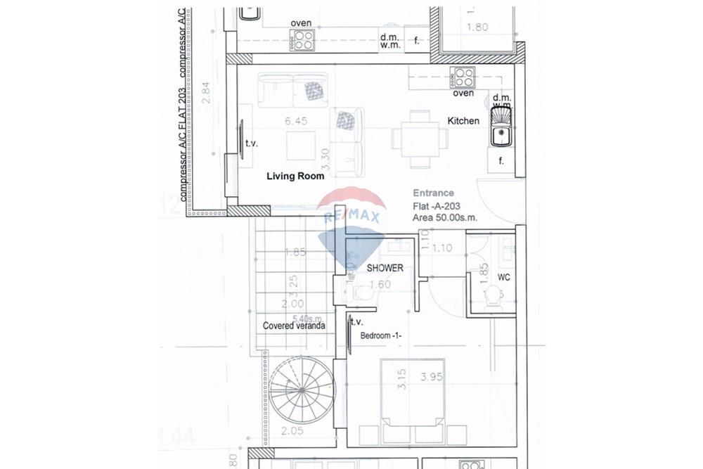 1-Bed Apartment Roof Garden, Pool, Livadia - Widok 5
