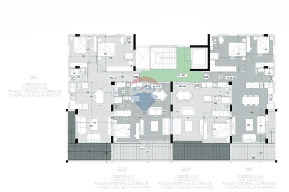 Modern 2-Bedroom Penthouse in Livadia - Aanzicht 4
