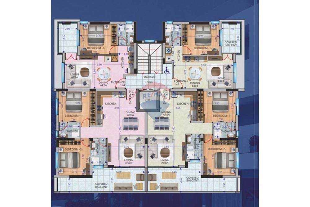 Modern 2 Bed Apartment in Oroklini, Larnaca - Widok 5