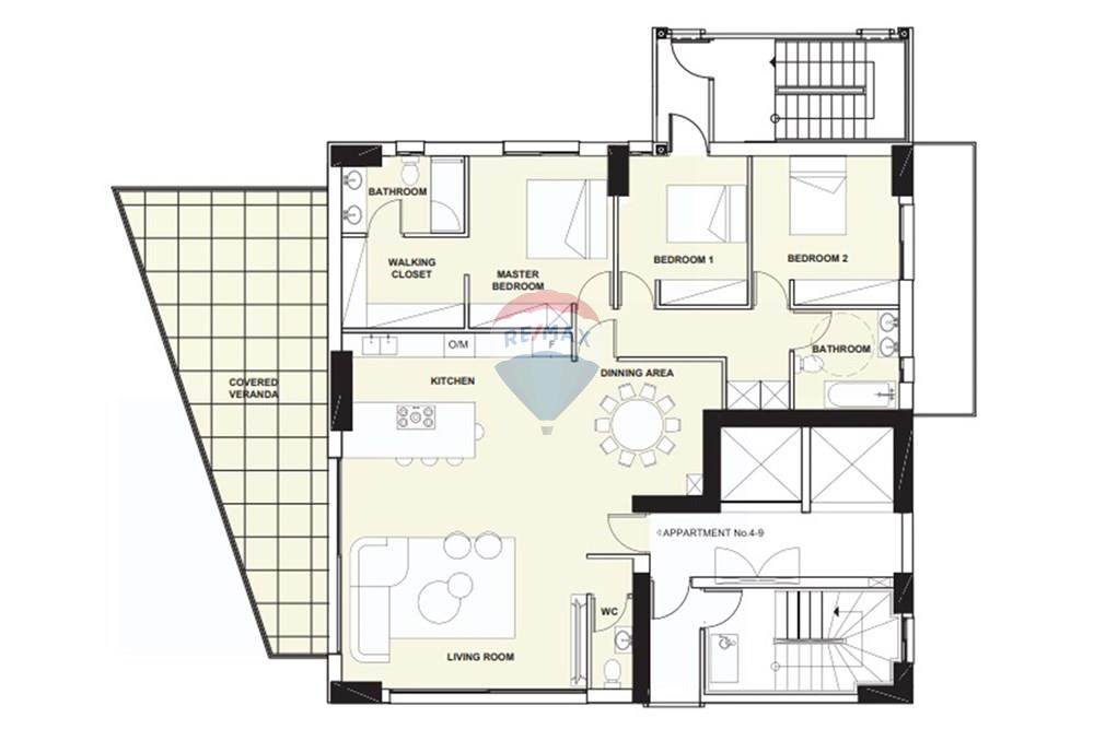 3 Bedroom Whole Floor Apartment in Nicosia - Więcej