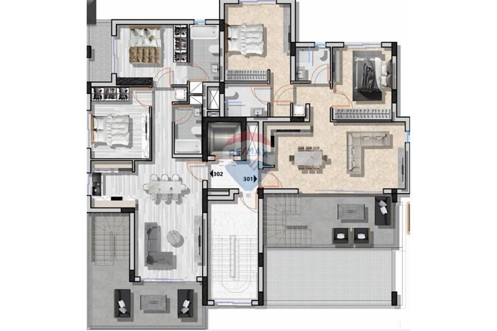 Modern 2 bed penthouse close to the Mall - Bild 6