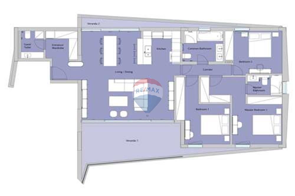 3-Bedroom Apartment in Katholiki - Aanzicht 5