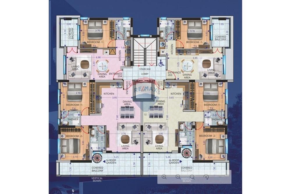 Modern 2 Bed Apartment in Oroklini, Larnaca - Widok 6