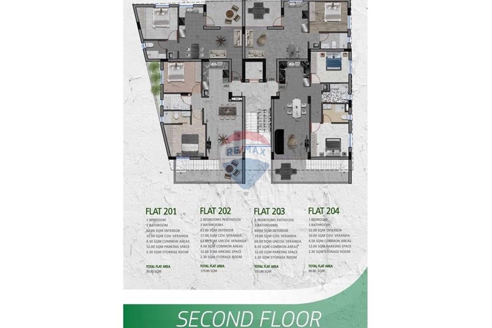 Modern 1-Bedroom Top Floor Apartment in Livadia - Mynd 6