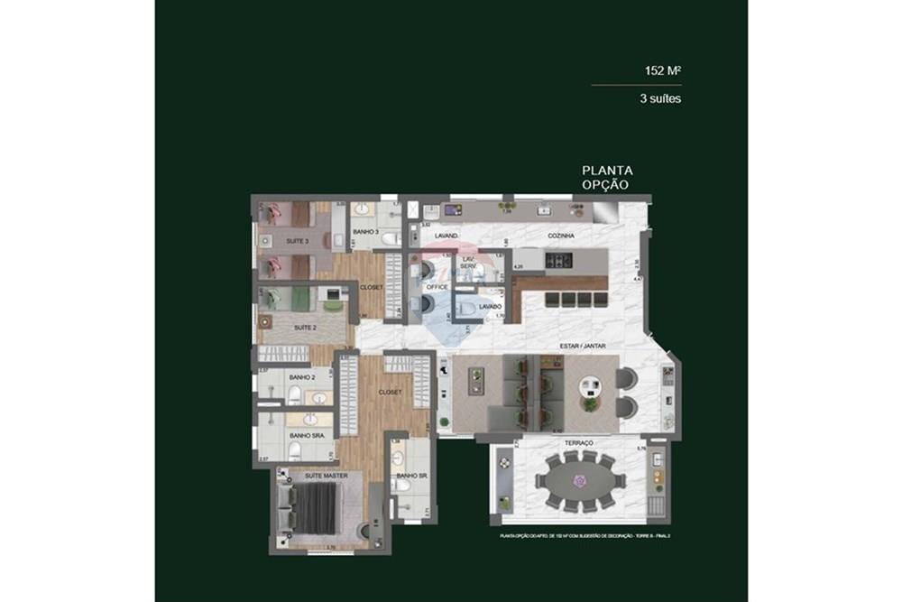 Apartamento, 3 quartos, 152 m² - Foto 3