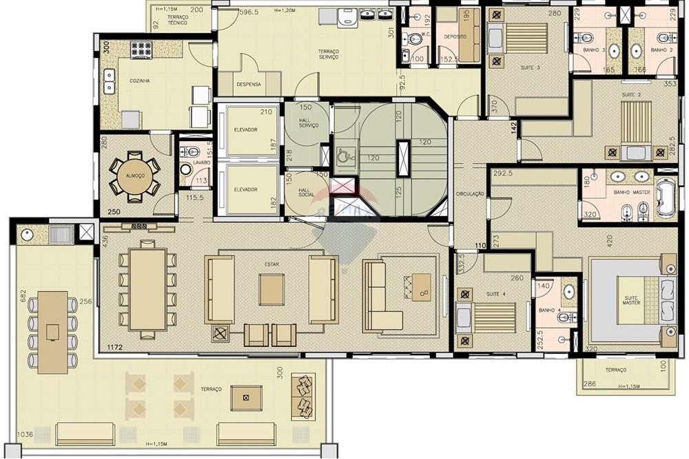 Apartamento, 4 quartos, 265 m² - Foto 124
