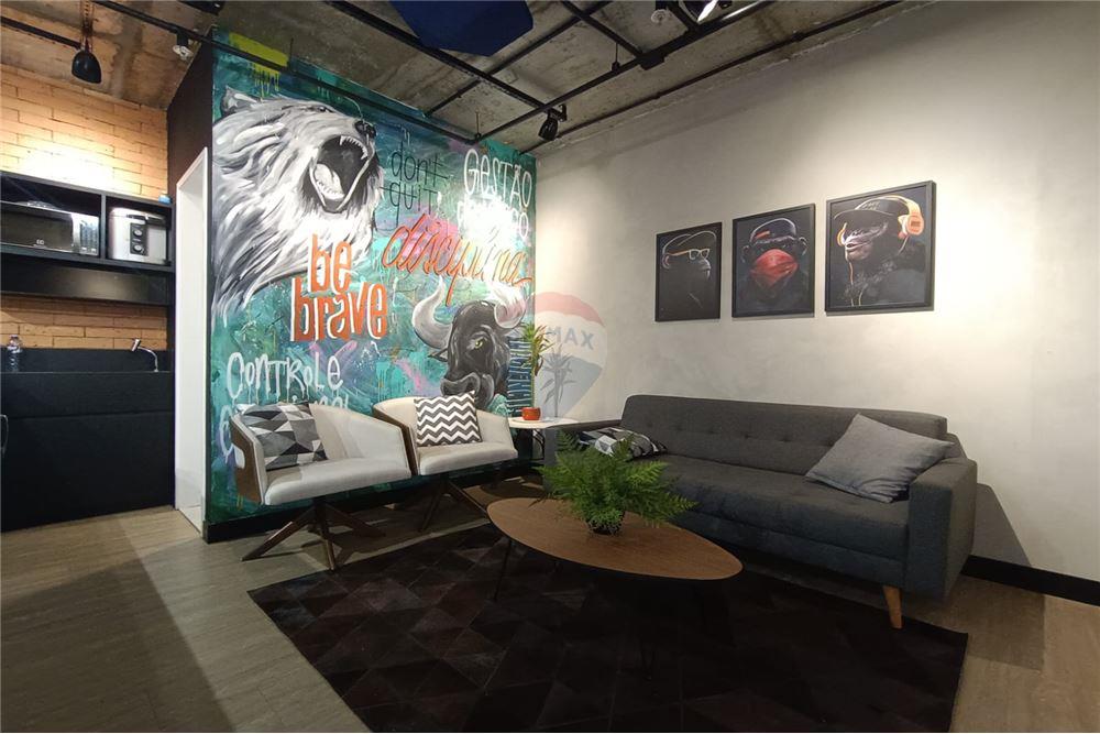  - SALA MOBILIADA de 38,27 m² para locação TOTALMENTE ACABADA, com ótima localização no Conjunto Cidade Viva Office, oferecendo a mais completa estrutura
