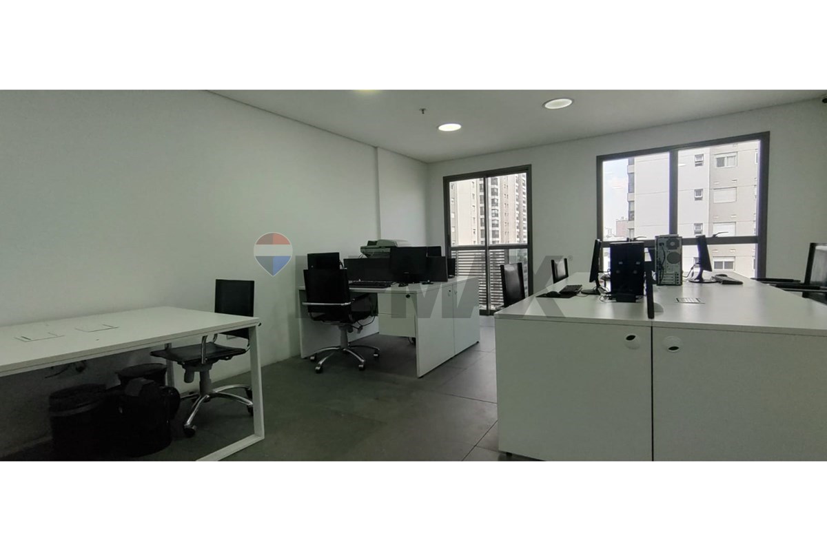  - Sala comercial de 37 m² para locação, totalmente acabada e MOBILIADA com ótima localização no moderno Conjunto Cidade Viva Office.
