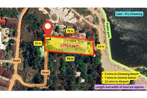 For Sale-Land - Residential-Chaweng  -  Koh Samui, Surat Thani-920121001-2948