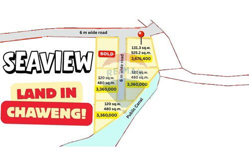 For Sale-Land - Residential-Chaweng  -  Koh Samui, Surat Thani-920121001-2936