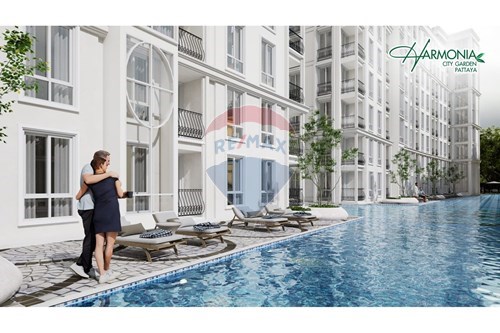 Two-bedroom Harmonia City Garden Pattaya condo