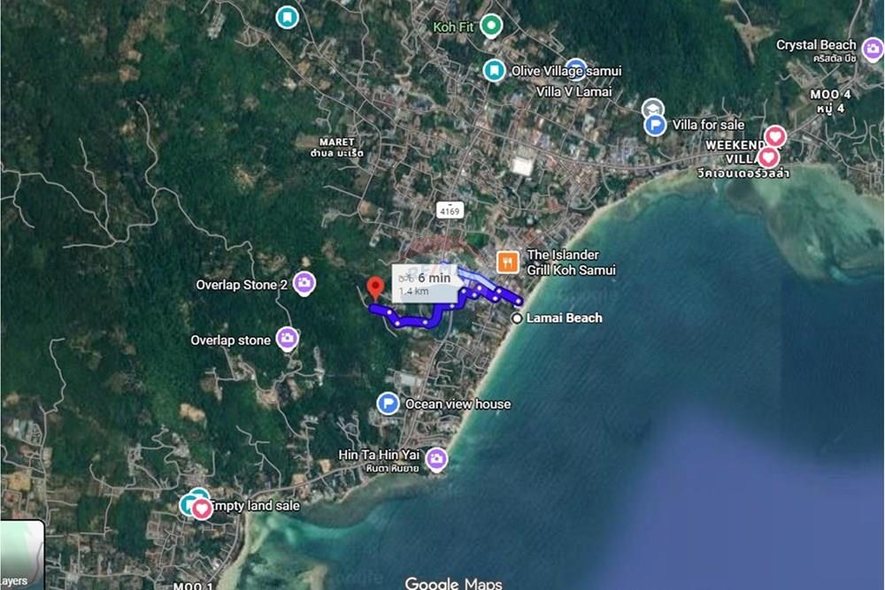 Land - Residential - For Sale - Koh Samui, Surat Thani - land to beach.jpg - 920121083-64