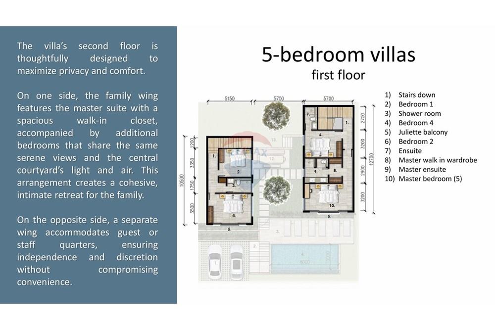 Villa - For Sale - Koh Samui, Surat Thani - 5BR Floor Plan 1st Floor.jpg - 920121001-3170