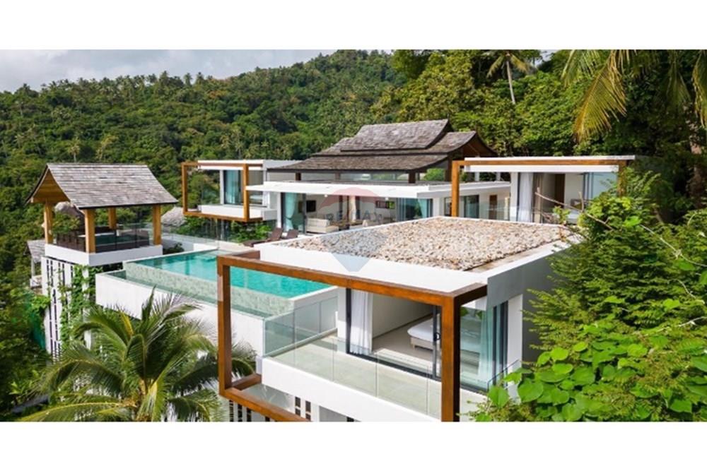 Villa - For Sale - Koh Samui, Surat Thani - arial barry.jpg - 920121057-166