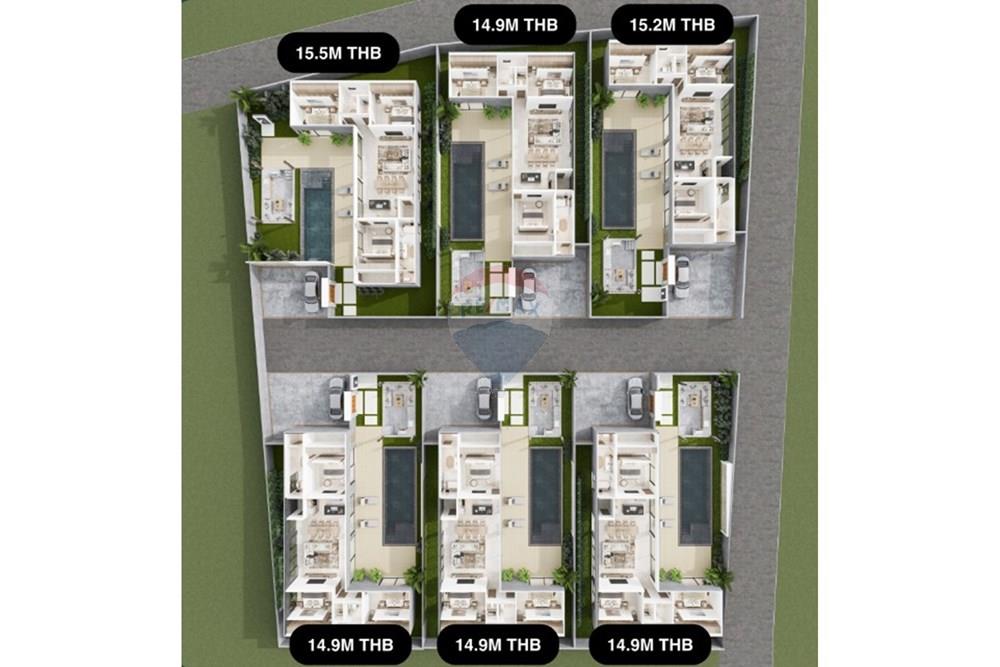 Villa - For Sale - Koh Samui, Surat Thani - Masterplan with price.jpg - 920121001-3515