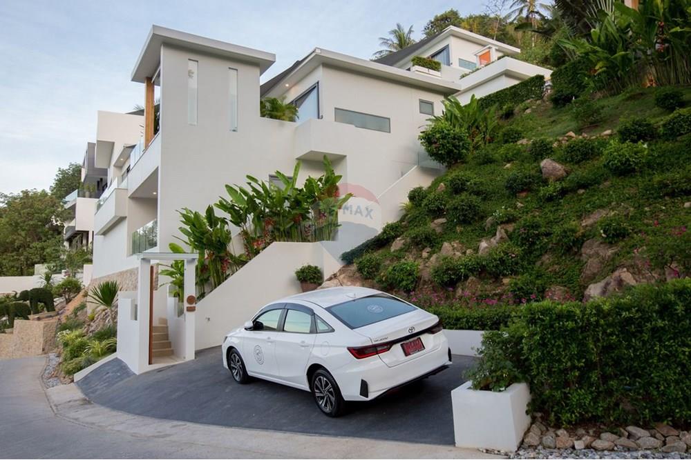 Villa - For Rent/Lease - Koh Samui, Surat Thani - ZOG_Bougainvillea_entrance_car-6.jpg - 920121057-170