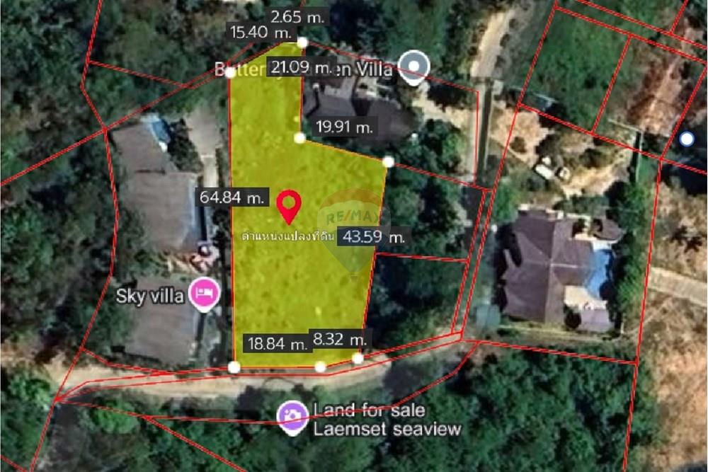 Land - Residential - For Sale - Koh Samui, Surat Thani - land shape.jpg - 920121075-98